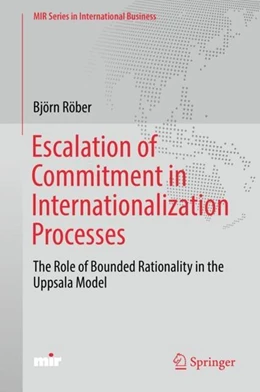 Abbildung von Röber | Escalation of Commitment in Internationalization Processes | 1. Auflage | 2017 | beck-shop.de