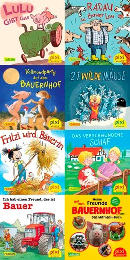 Abbildung von Schmitz-Kuhl / Butschkow | Pixi-Bundle 8er Serie 253: Pixis Abenteuer auf dem Bauernhof (8x1 Exemplar) | 1. Auflage | 2018 | beck-shop.de