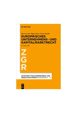 Abbildung von Lutter / Bayer | Europäisches Unternehmens- und Kapitalmarktrecht | 6. Auflage | 2017 | beck-shop.de