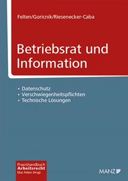 Abbildung von Felten / Goricnik | Betriebsrat und Information | 1. Auflage | 2017 | beck-shop.de