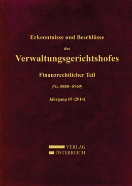 Abbildung von Amtlich veröffentlicht | Erkenntnisse und Beschlüsse des Verwaltungsgerichtshofes | 1. Auflage | 2017 | beck-shop.de