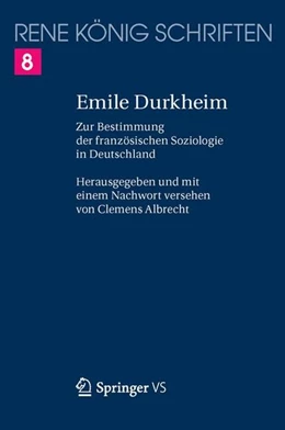 Abbildung von König / Albrecht | Emile Durkheim | 1. Auflage | 2017 | beck-shop.de