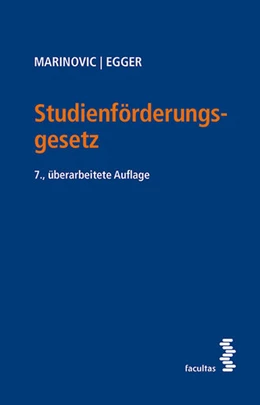 Abbildung von Marinovic / Egger | Studienförderungsgesetz | 7. Auflage | 2018 | beck-shop.de