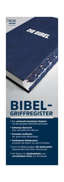 Abbildung von Bibel-Griffregister blau | 1. Auflage | 2017 | beck-shop.de