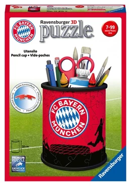 Abbildung von Ravensburger 3D Puzzle 11215 - Utensilo FC Bayern - 54 Teile - Stiftehalter für FC Bayern München Fans ab 6 Jahren, Schreibtisch-Organizer für Kinder | 1. Auflage | 2017 | beck-shop.de