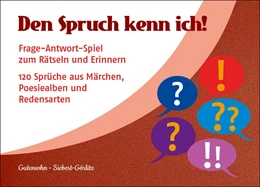 Abbildung von Gutensohn / Siebert-Görlitz | Den Spruch kenn ich! | 1. Auflage | 2018 | beck-shop.de