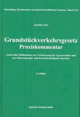 Abbildung von Netz | Grundstückverkehrsgesetz | 8. Auflage | 2018 | beck-shop.de