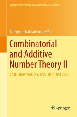 Abbildung von Nathanson | Combinatorial and Additive Number Theory II | 1. Auflage | 2018 | beck-shop.de