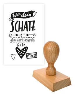 Abbildung von Stempel: Wo dein Schatz ist, da ist auch dein Herz. Mt 6,21 | 1. Auflage | 2018 | beck-shop.de