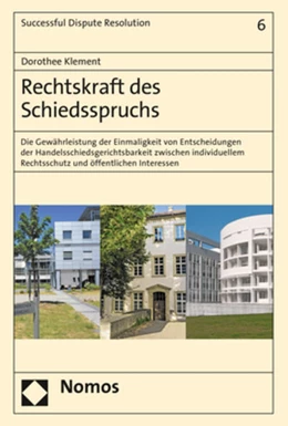 Abbildung von Klement | Rechtskraft des Schiedsspruchs | 1. Auflage | 2018 | 6 | beck-shop.de