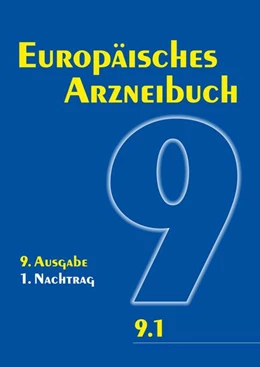 Abbildung von Europäisches Arzneibuch 9. Ausgabe, 1. Nachtrag | 1. Auflage | 2018 | beck-shop.de