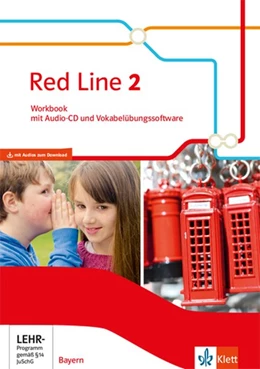 Abbildung von Red Line 2. Workbook mit Audios und Vokabelübungssoftware Klasse 6. Ausgabe Bayern | 1. Auflage | 2018 | beck-shop.de