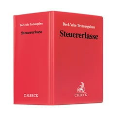 Abbildung von Steuererlasse | 76. Auflage | 2024 | beck-shop.de