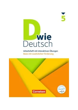 Abbildung von Angel / Braun | D wie Deutsch - Zu allen Ausgaben 5. Schuljahr - Arbeitsheft mit interaktiven Übungen auf scook.de | 1. Auflage | 2018 | beck-shop.de