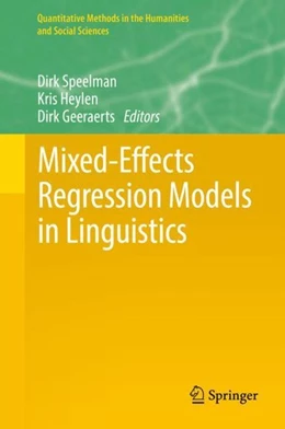 Abbildung von Speelman / Heylen | Mixed-Effects Regression Models in Linguistics | 1. Auflage | 2018 | beck-shop.de