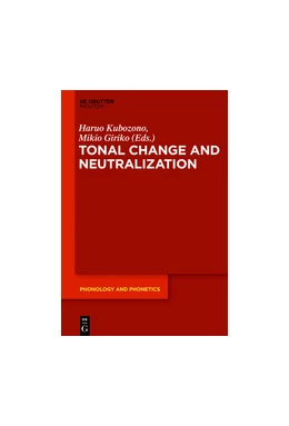 Abbildung von Kubozono / Giriko | Tonal Change and Neutralization | 1. Auflage | 2018 | beck-shop.de