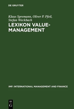 Abbildung von Spremann / Pfeil | Lexikon Value-Management | 1. Auflage | 2018 | beck-shop.de