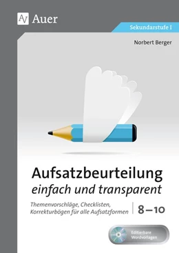 Abbildung von Berger | Aufsatzbeurteilung einfach und transparent 8-10 | 1. Auflage | 2018 | beck-shop.de