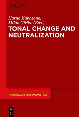 Abbildung von Kubozono / Giriko | Tonal Change and Neutralization | 1. Auflage | 2018 | beck-shop.de