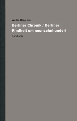 Abbildung von Benjamin / Lindner | Werke und Nachlaß. Kritische Gesamtausgabe | 1. Auflage | 2019 | beck-shop.de