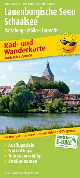 Abbildung von Lauenburgische Seen - Schaalsee 1:50 000 | 7. Auflage | 2020 | beck-shop.de