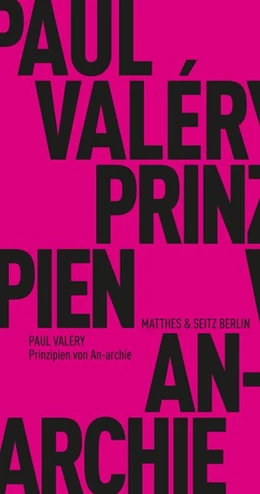 Abbildung von Valéry | Prinzipien aufgeklärter An-archie | 1. Auflage | 2019 | beck-shop.de