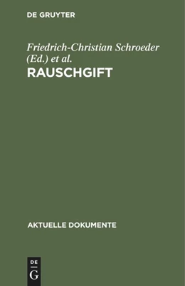 Abbildung von Schroeder / Münch | Rauschgift | 1. Auflage | 1973 | beck-shop.de