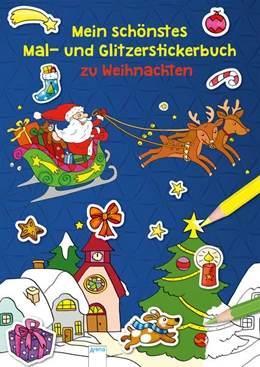 Abbildung von Reimers | Mein schönstes Mal- und Glitzerstickerbuch zu Weihnachten | 1. Auflage | 2018 | beck-shop.de