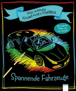 Abbildung von Honnen | Mein schönster Krickel-Kratz-Malblock. Spannende Fahrzeuge | 1. Auflage | 2018 | beck-shop.de