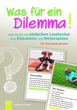 Abbildung von Krahn | Was für ein Dilemma! Eine Kartei mit einfachen Lesetexten zum Diskutieren und Weiterspielen | 1. Auflage | 2018 | beck-shop.de