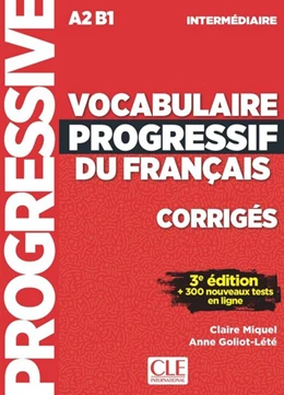 Abbildung von Vocabulaire progressif du français. Niveau intermédiaire - 3ème édition. Corrigés | 1. Auflage | 2018 | beck-shop.de