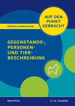 Abbildung von Rebl | Gegenstands-, Personen- und Tierbeschreibung für die 5. und 6. Klasse. | 1. Auflage | 2018 | beck-shop.de