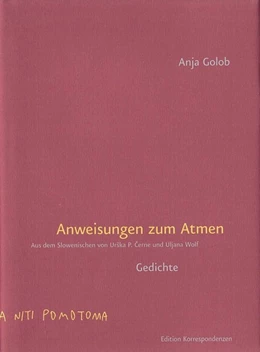 Abbildung von Golob | Anweisungen zum Atmen | 1. Auflage | 2018 | beck-shop.de