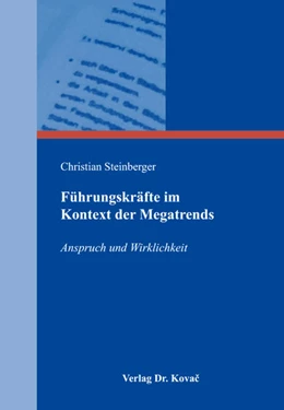 Abbildung von Steinberger | Führungskräfte im Kontext der Megatrends | 1. Auflage | 2018 | 9 | beck-shop.de