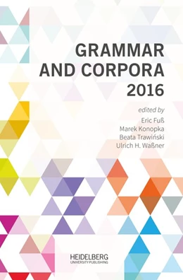 Abbildung von Fuß / Konopka | Grammar and Corpora 2016 | 1. Auflage | 2018 | beck-shop.de