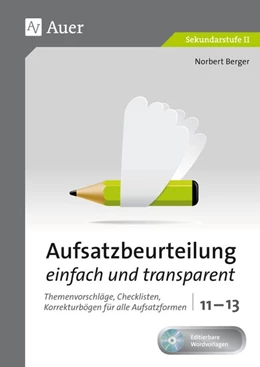 Abbildung von Berger | Aufsatzbeurteilung einfach und transparent 11-13 | 1. Auflage | 2018 | beck-shop.de