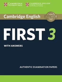 Abbildung von Cambridge English First 3. Student's Book with answers | 1. Auflage | 2018 | beck-shop.de