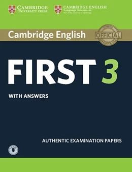 Abbildung von Cambridge English First 3. Student's Book with answers and downloadable audio | 1. Auflage | 2018 | beck-shop.de