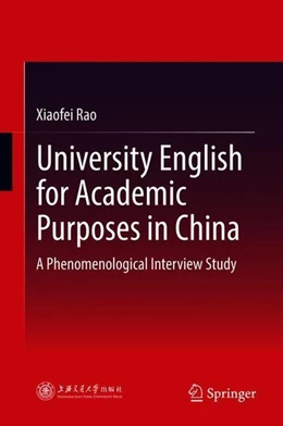 Abbildung von Rao | University English for Academic Purposes in China | 1. Auflage | 2018 | beck-shop.de