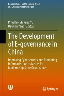 Abbildung von Du / Yu | The Development of E-governance in China | 1. Auflage | 2018 | beck-shop.de