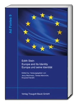 Abbildung von Machnacz / Marcinow | Edith Stein, Europe and Its Identity - Europa und seine Identität | 1. Auflage | 2018 | beck-shop.de