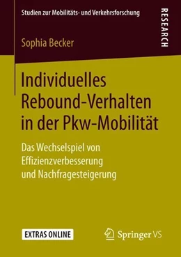 Abbildung von Becker | Individuelles Rebound-Verhalten in der Pkw-Mobilität | 1. Auflage | 2018 | beck-shop.de