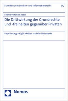 Abbildung von Knebel | Die Drittwirkung der Grundrechte und -freiheiten gegenüber Privaten | 1. Auflage | 2018 | 35 | beck-shop.de