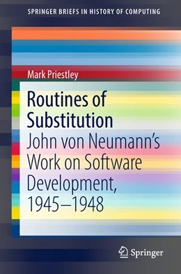 Abbildung von Priestley | Routines of Substitution | 1. Auflage | 2018 | beck-shop.de
