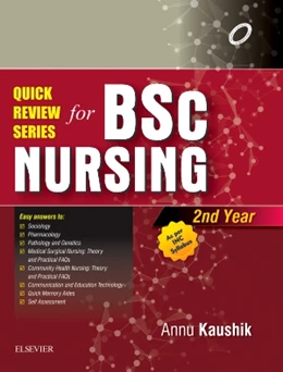 Abbildung von Kaushik | Quick Review Series for B.Sc. Nursing: 2nd Year | 1. Auflage | 2018 | beck-shop.de