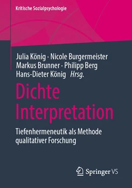 Abbildung von König / Burgermeister | Dichte Interpretation | 1. Auflage | 2018 | beck-shop.de