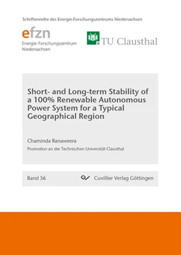 Abbildung von Short and Long-term Stability of a 100% Renewable Autonomous Power System for a Typical Geographical Region | 1. Auflage | 2018 | beck-shop.de