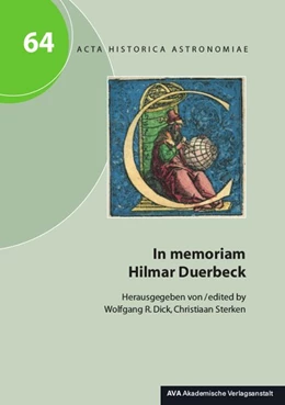 Abbildung von Dick / Sterken | In memoriam Hilmar Duerbeck | 1. Auflage | 2018 | beck-shop.de