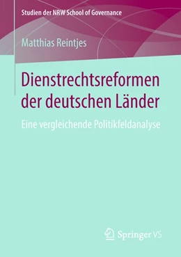 Abbildung von Reintjes | Dienstrechtsreformen der deutschen Länder | 1. Auflage | 2018 | beck-shop.de