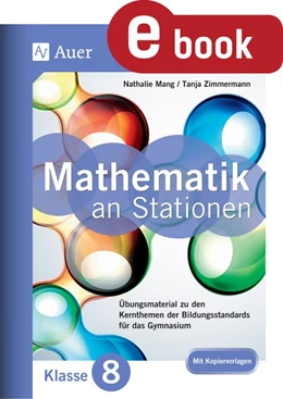 Abbildung von Mang / Zimmermann | Mathe an Stationen 8 Gymnasium | 1. Auflage | 2023 | beck-shop.de